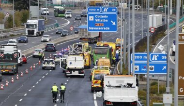 al menos 24 heridos, dos graves, tras un choque múltiple en la A-6