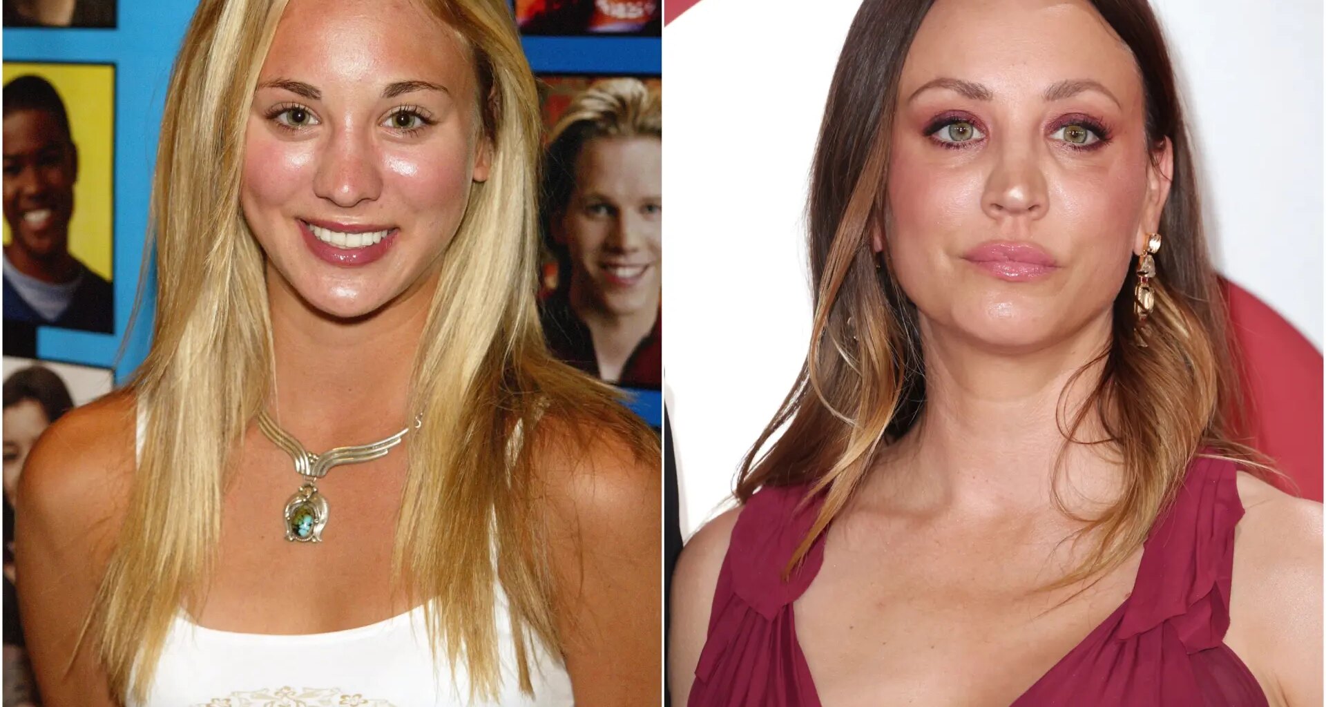 La evolución 'beauty' de Kaley Cuoco, antes y después de saltar a la fama