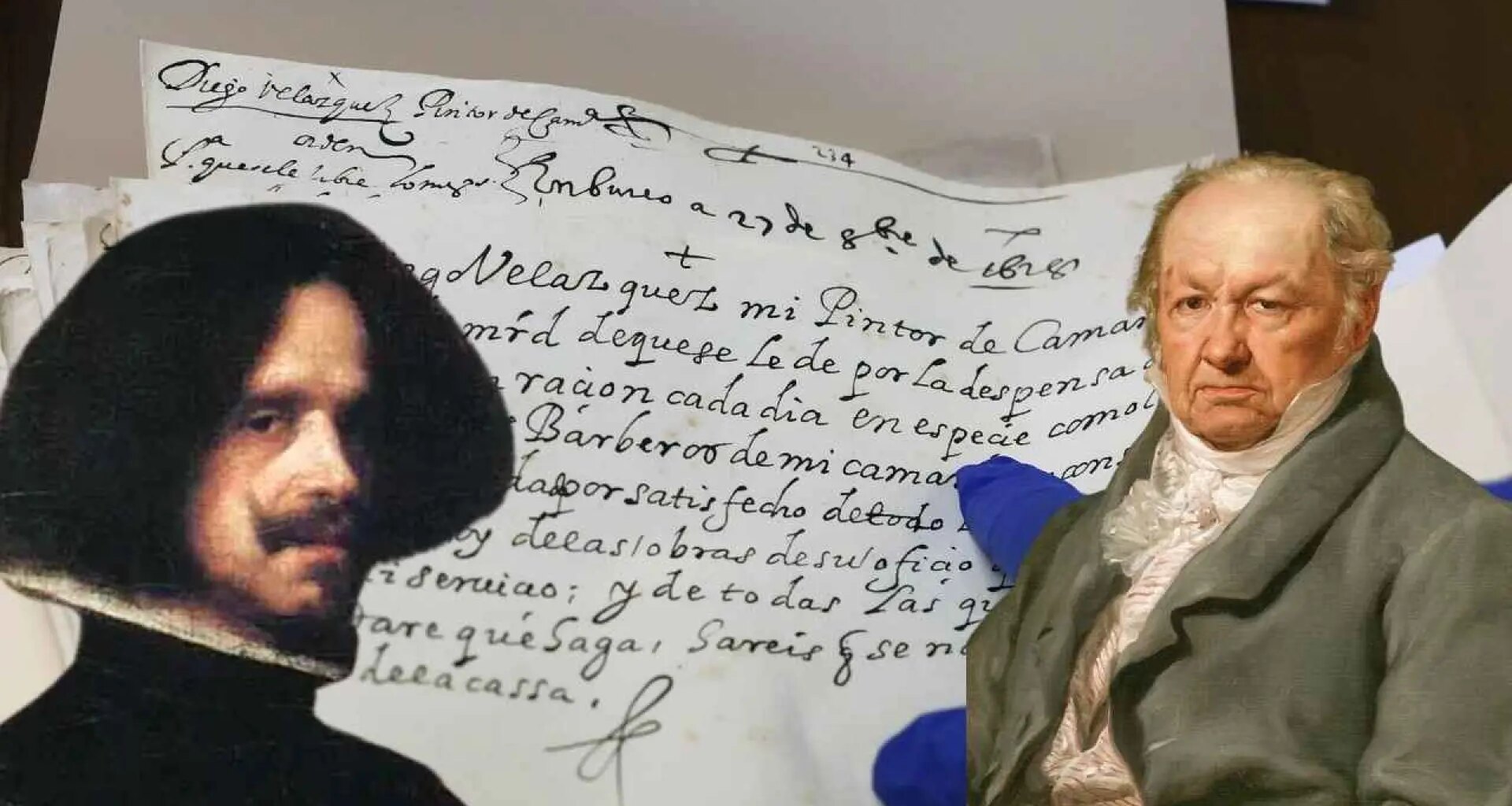 la pensión de Goya y el sueldo de Velázquez salen a la luz