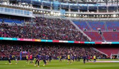 El primer mosaico del Spotify Camp Nou, listo para el Barça-Alavés