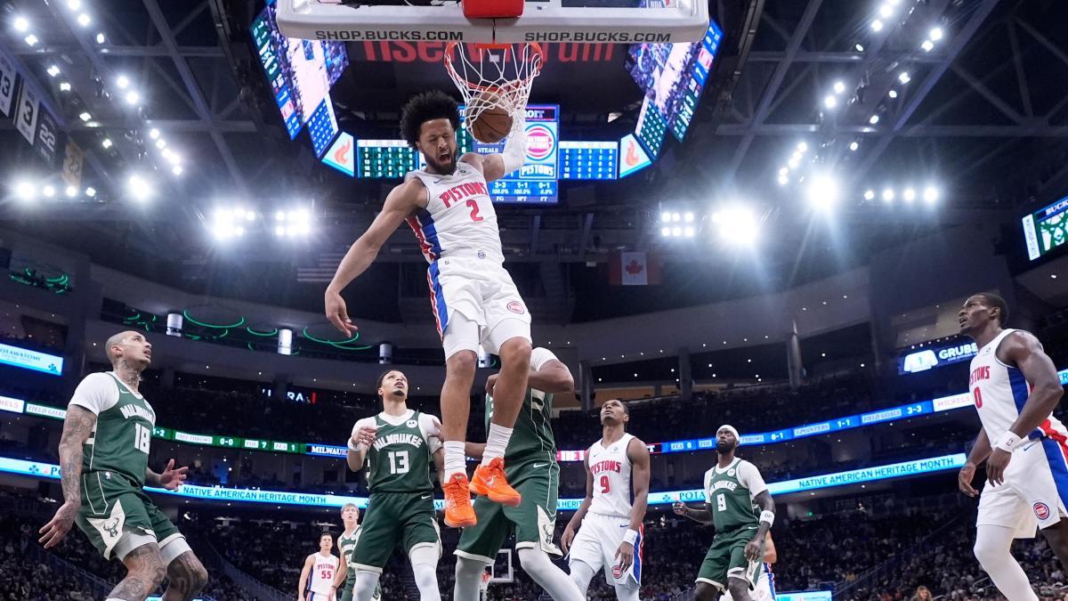 Los Pistons suman su duodécima victoria seguida, Harden se sale y Aldama brilla