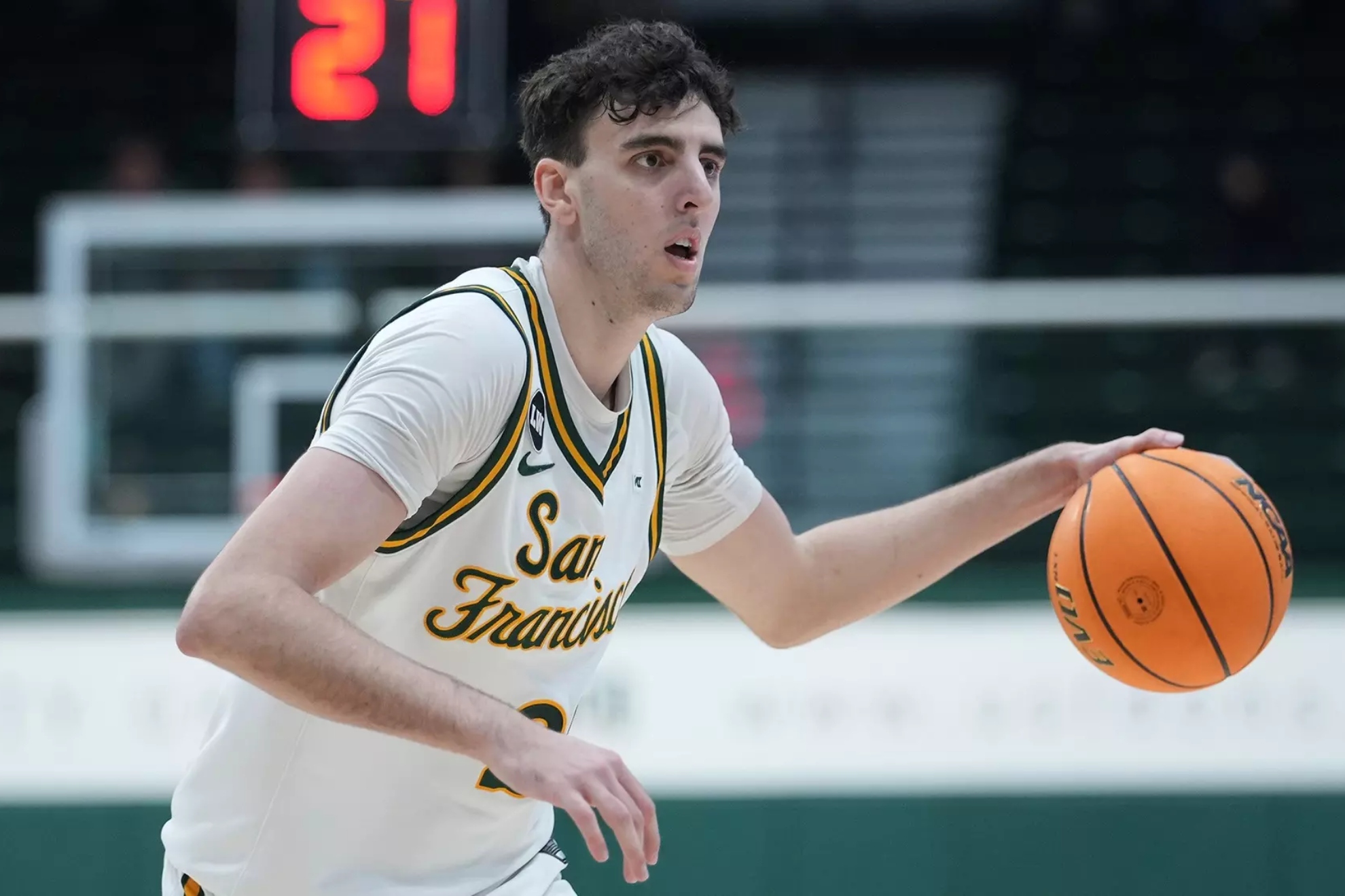 Guillermo Díaz Graham, en un partido con los San Francisco Dons.