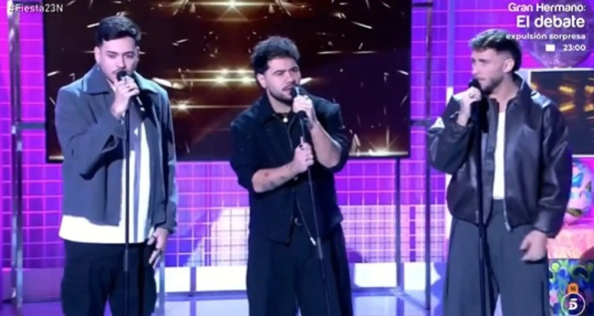 Un grave fallo técnico corta el 'playback' de La Llave en mitad de su actuación en 'Fiesta': "Cosas del directo"