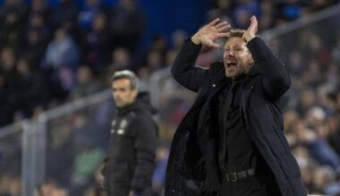 Atlético de Madrid | Simeone: "Estamos compitiendo bien y, a veces, la suerte juega a nuestro favor"