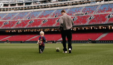 El regalo de cumpleaños más culé de Frenkie de Jong a su hijo Miles