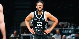 Jabari Parker en su último partido con el Partizan