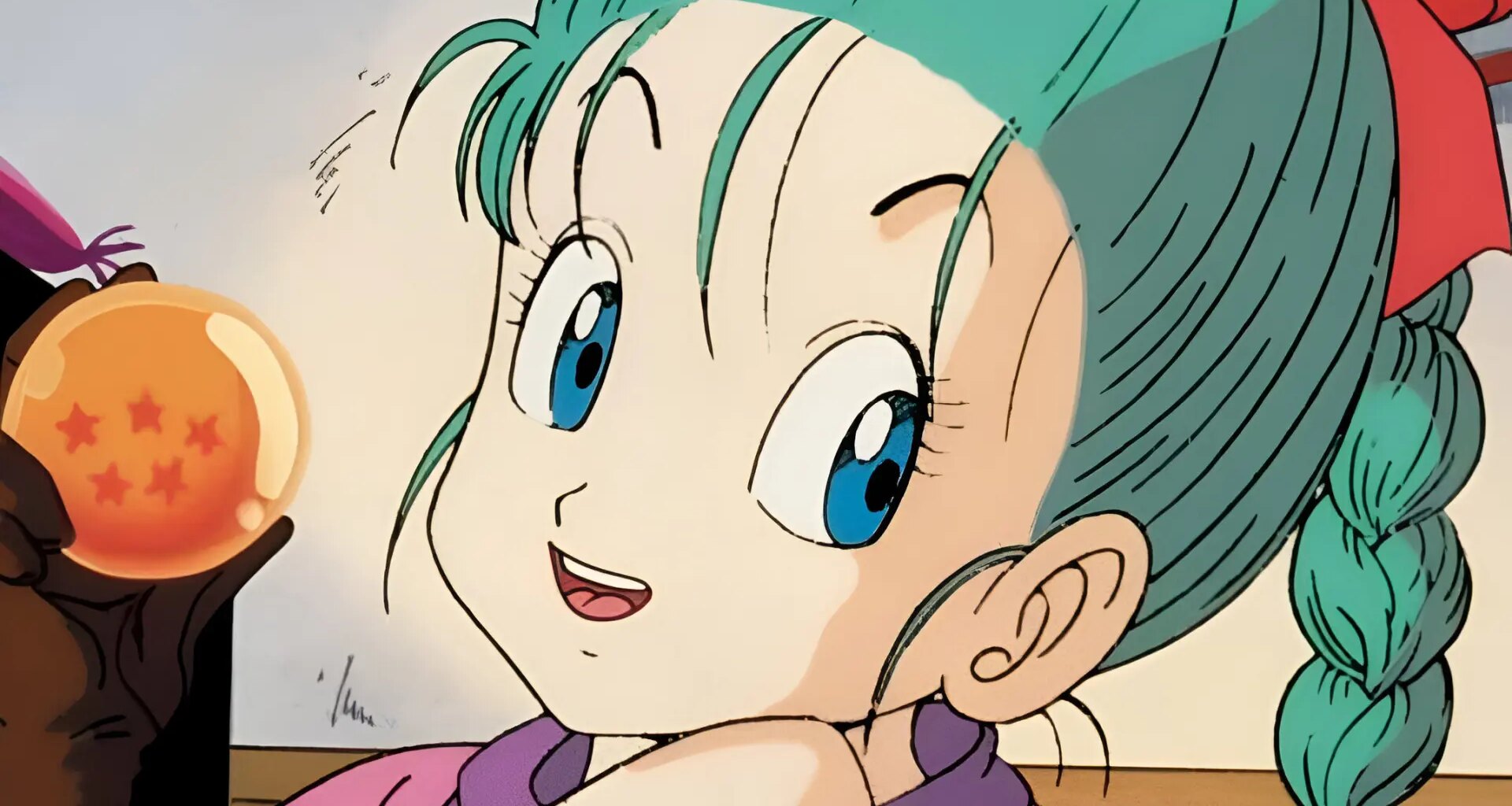 La escena en la que Bulma, mientras estaba en la ducha, rompió la cuarta pared en la serie de Dragon Ball