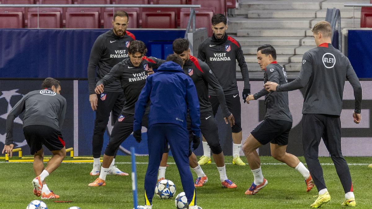 El posible once del Atlético ante el Inter de Milán en la Champions