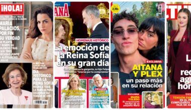 María Palacios, Aitana con Plex y doña Sofía protagonizan las portadas
