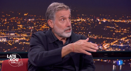 Emilio Aragón, en el 'Late Xou' con Marc Giró.