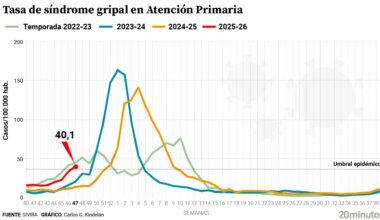 Sanidad alerta ante la epidemia de gripe y pedirá a las Comunidades el uso obligatorio de mascarilla en centros de salud y mayores