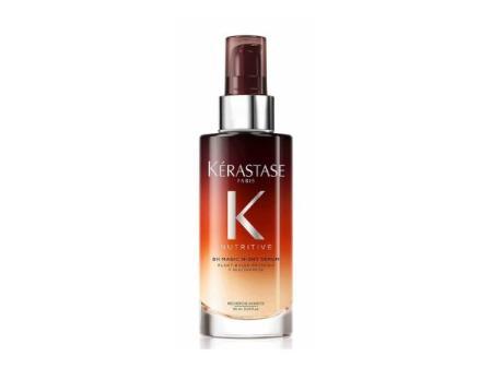 Kérastase Nutritive, Sérum Reparador de Noche, Para Cabello seco, Revitaliza, nutre y repara, Con niacinamida anti-sequedad, 8H Magic Night Serum, 90 ml