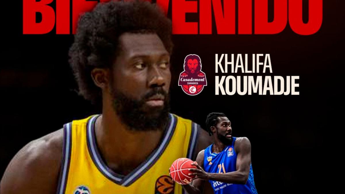 El Casademont Zaragoza anuncia el fichaje de Koumadje, techo de la ACB