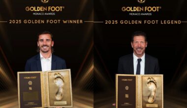Griezmann y Simeone ganan el 'Golden foot'