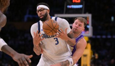 Los Lakers vencen a los Mavericks en el regreso de Anthony Davis a Los Ángeles