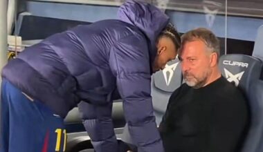 Las reflexiones de un pensativo Flick a su confidente Raphinha