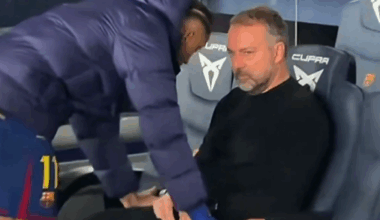 Flick y Raphinha: una charla preocupante