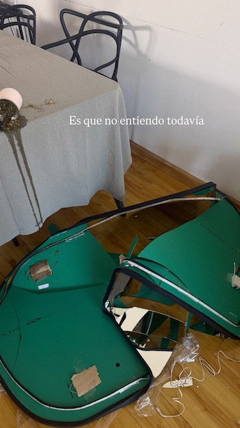 El espejo con luces LED