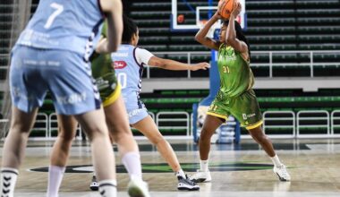 Josephine Filipe, en un partido anterior. La portuguesa hizo 17 puntos.