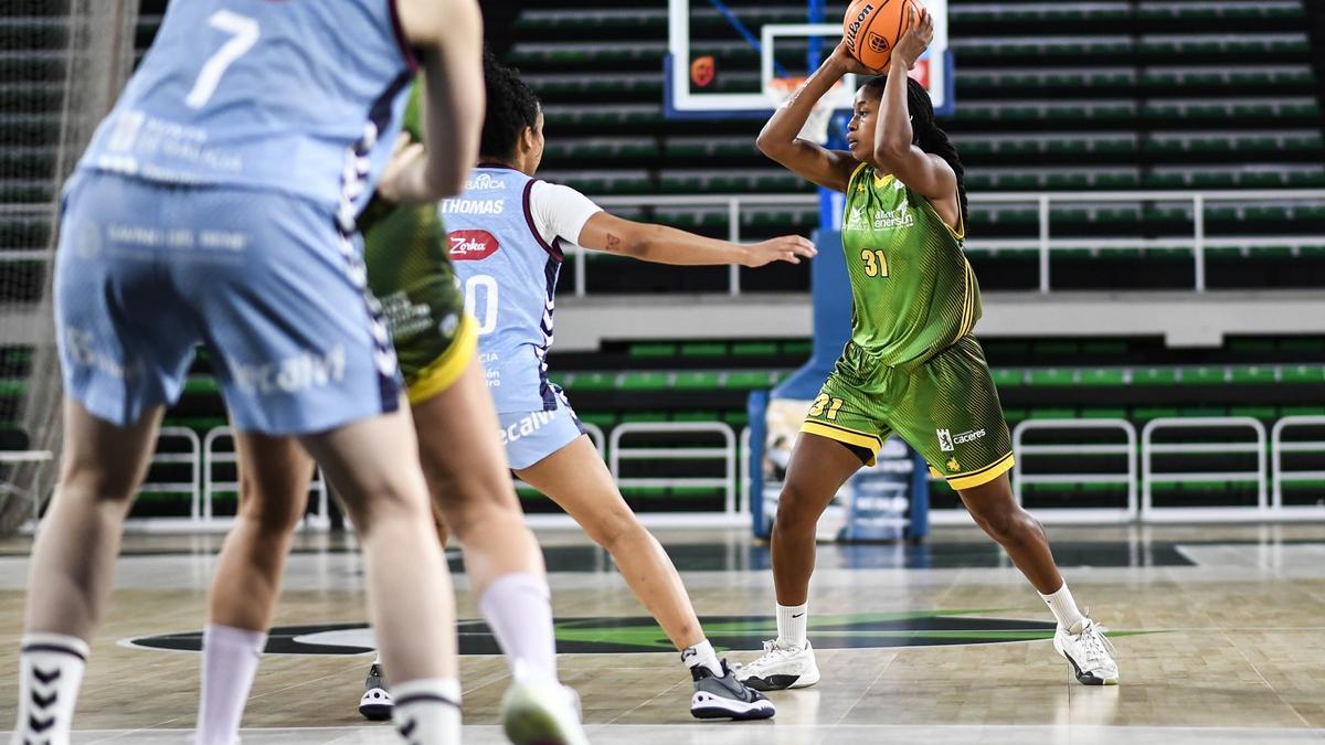 Josephine Filipe, en un partido anterior. La portuguesa hizo 17 puntos.