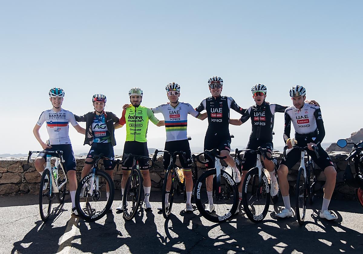 Tadej Pogačar capitaliza la atención en la TotalEnergies Gran Fondo Pico de las Nieves 2025