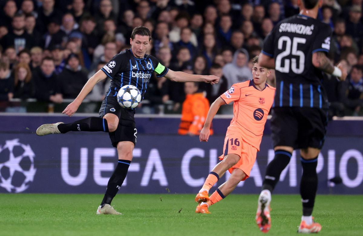 Vanaken fue una pesadilla para el Barça