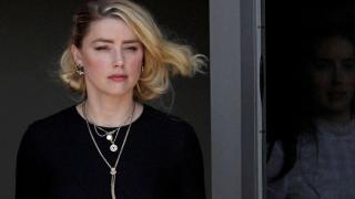 Amber Heard durante el juicio contra Johnny Depp.