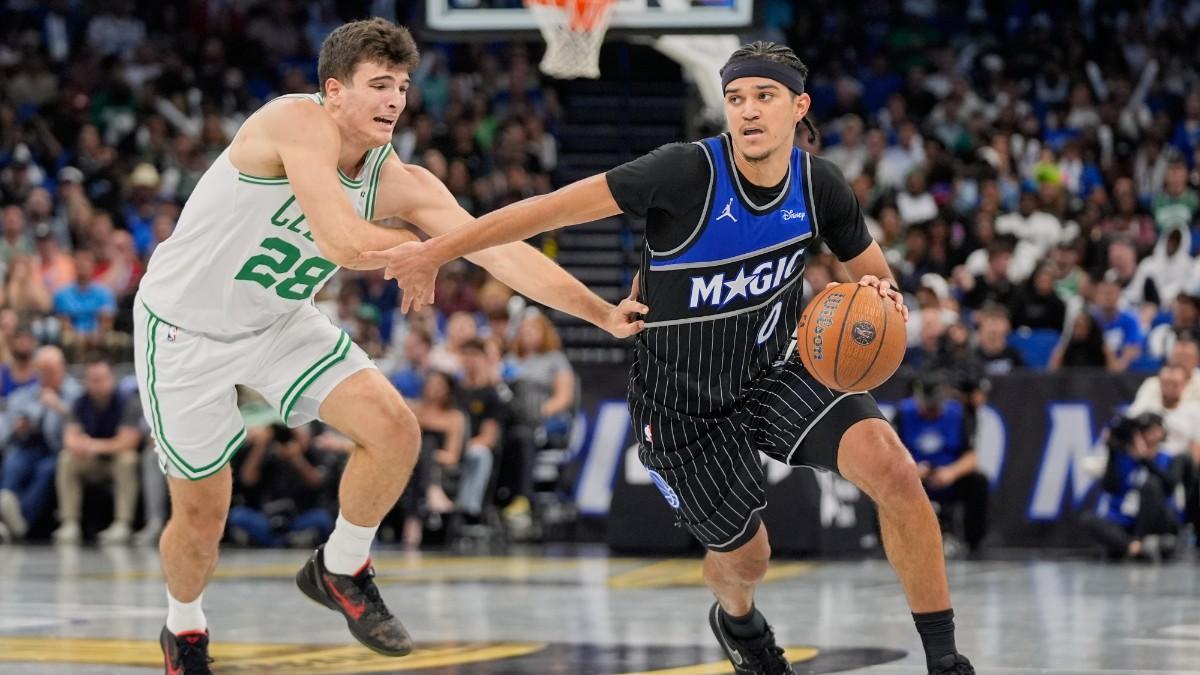 Hugo González, frente a los Orlando Magic