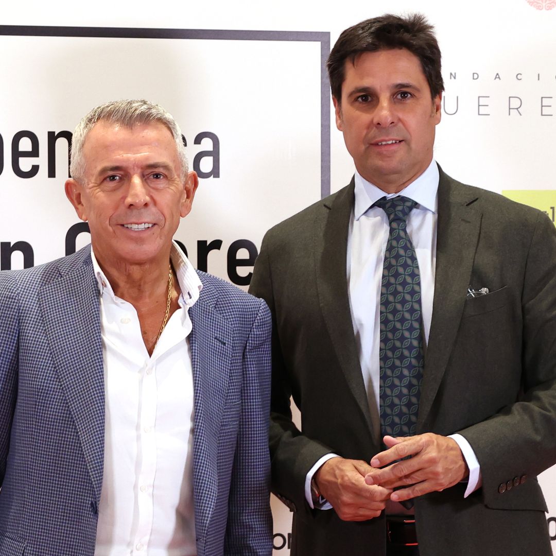 El torero Francisco Rivera Ordóñez y José Luis López  durante el photocall del 5º evento de la Fundación Querer en Madrid, el martes 7 de mayo de 2022