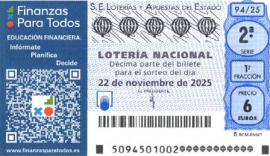 Lotería Nacional: comprobar los resultados del sorteo de hoy, sábado 22 de noviembre