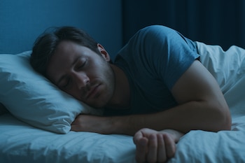 Dormir con luz nocturna aumenta