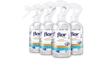 Vista del lote de perfumadores para la ropa con descuento en Amazon.