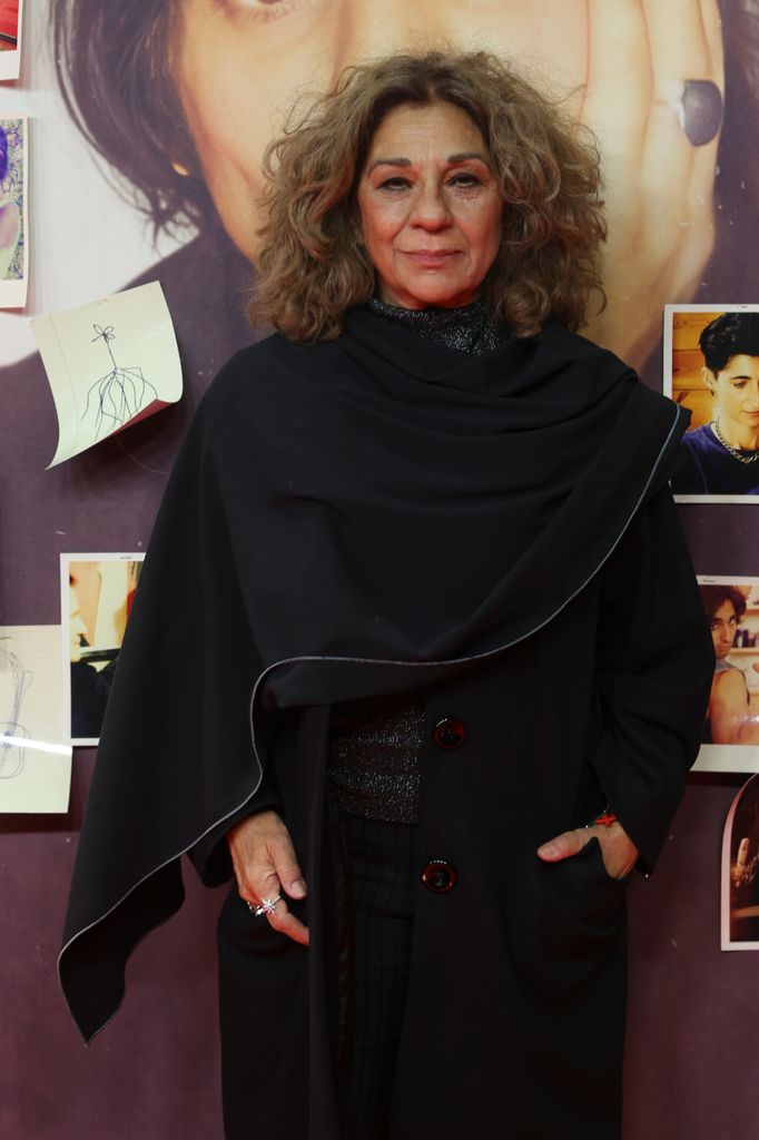 Lolita en la premiere del documental Flores para Antonio