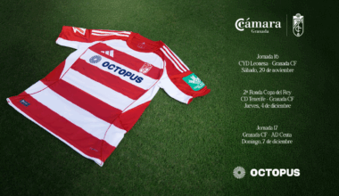 Octopus lucirá en el frontal de la camiseta del Granada CF en los próximos encuentros | Granada CF
