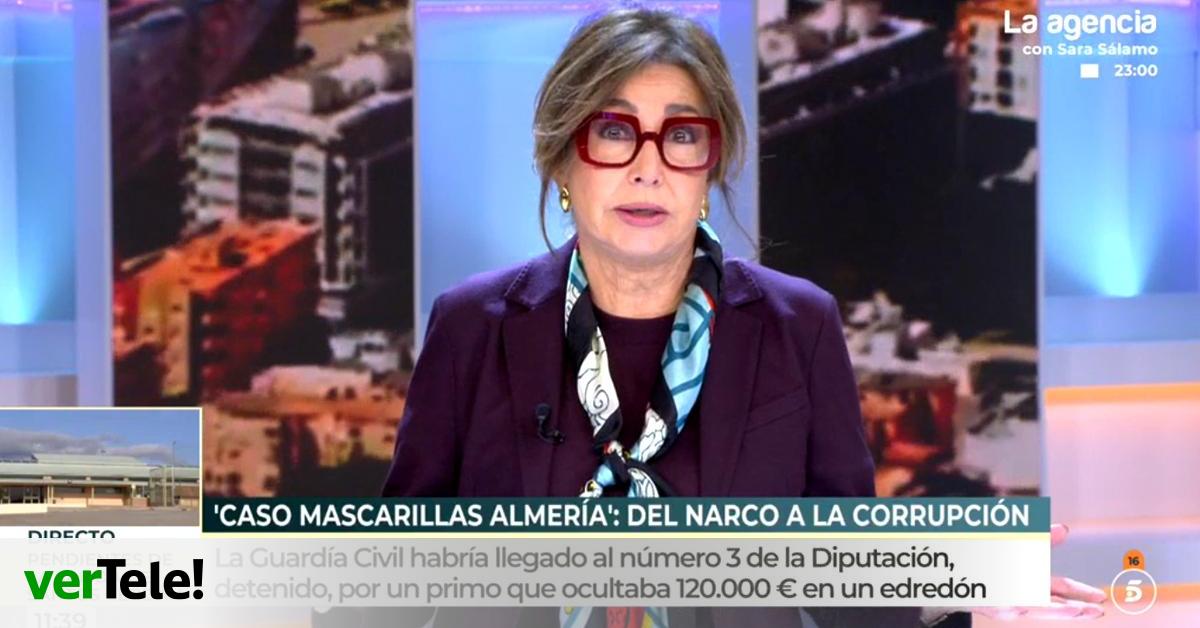 'El programa de Ana Rosa' dedica 3 minutos al caso de la Diputación de Almería e ignora que afecta al PP