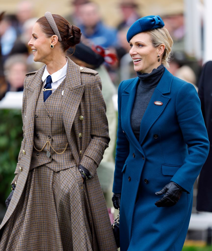 Zara Tindall en el 'Super Saturday' 2025, en las carreras de caballos de Cheltenham. 