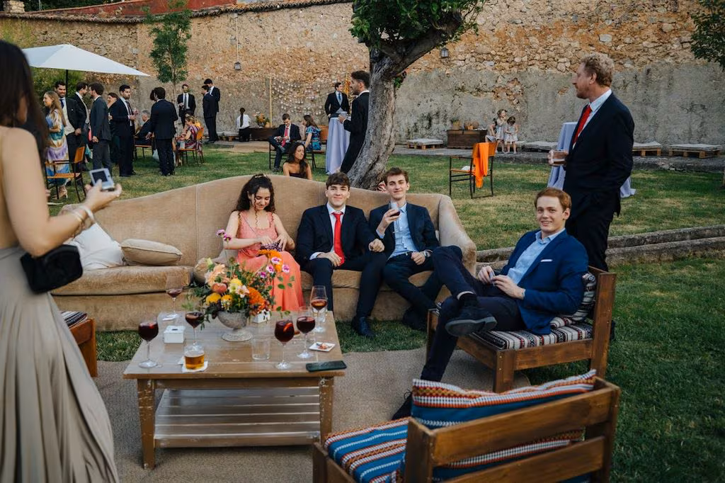 Boda de Ale y Álex, decorada por sus amigos