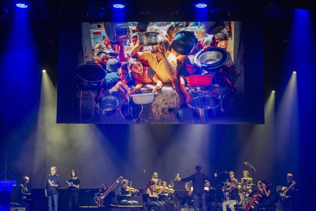 La interpretación de ‘363 Re-visions de la Palestina’, de Miquel Brunet, en el Principal de Palma