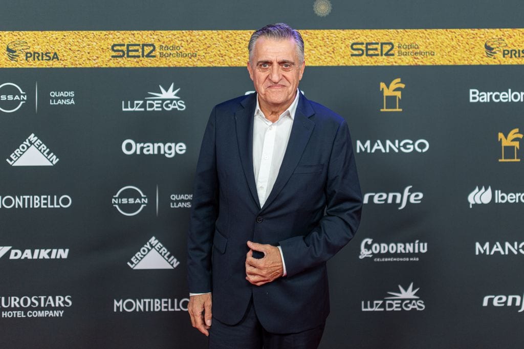 El presentador conocido como 'El Gran Wyoming' durante el photocall previo a la gala de los Premios Ondas