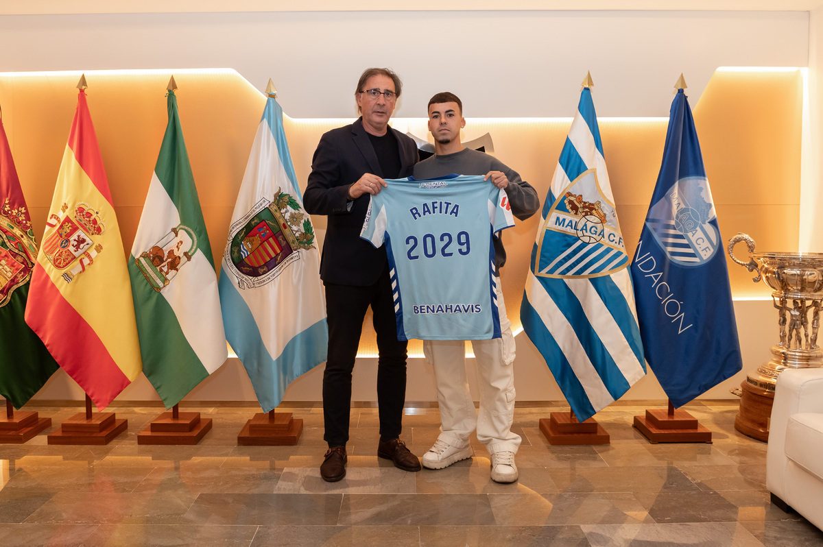 Rafita seguirá ligado al Club hasta 2029 | Málaga CF