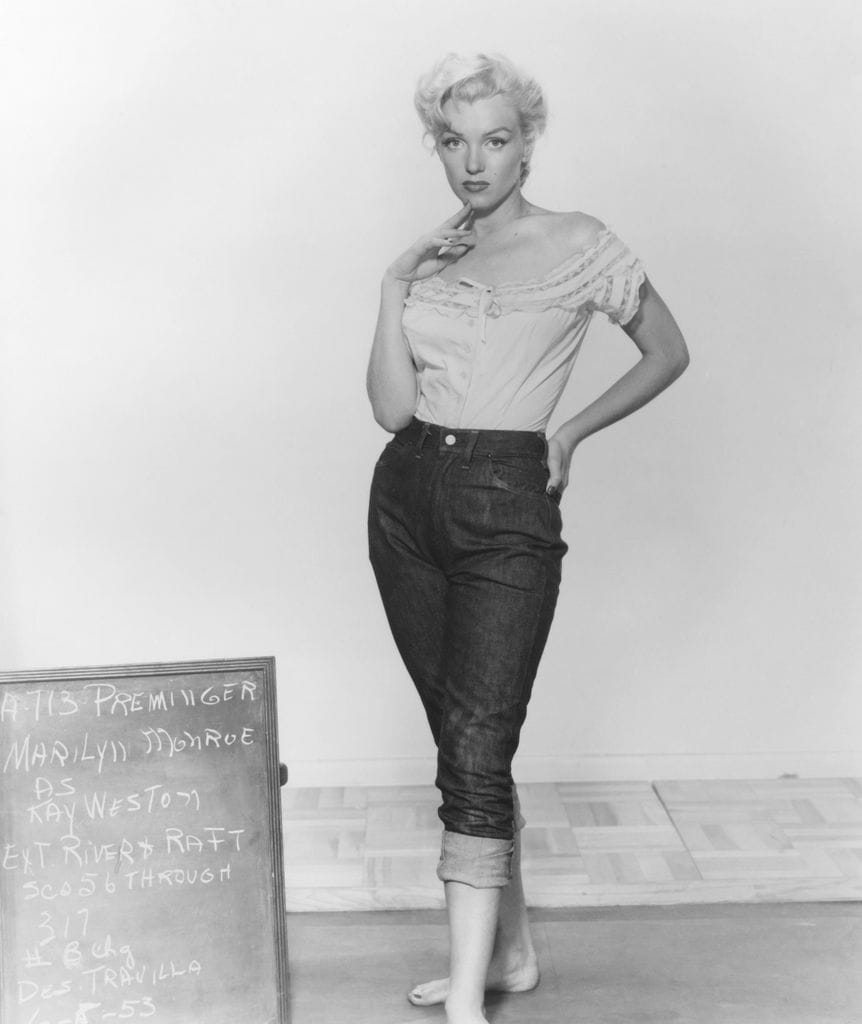 Marilyn Monroe 1953 para Río sin retorno 