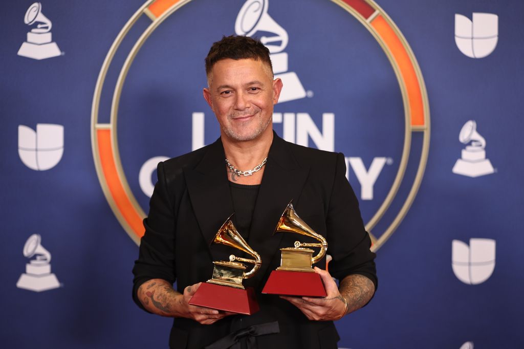 El cantante madrileño, el pasado jueves en la gala celebrada en Las Vegas