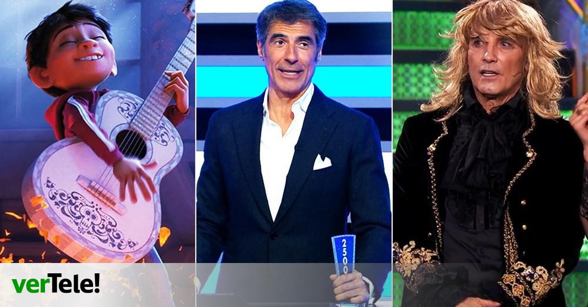 RTVE arrasa en la tarde con 'Coco' (19%), 'La Ruleta' lidera el prime time y 'Bailando con las estrellas' cae a mínimo