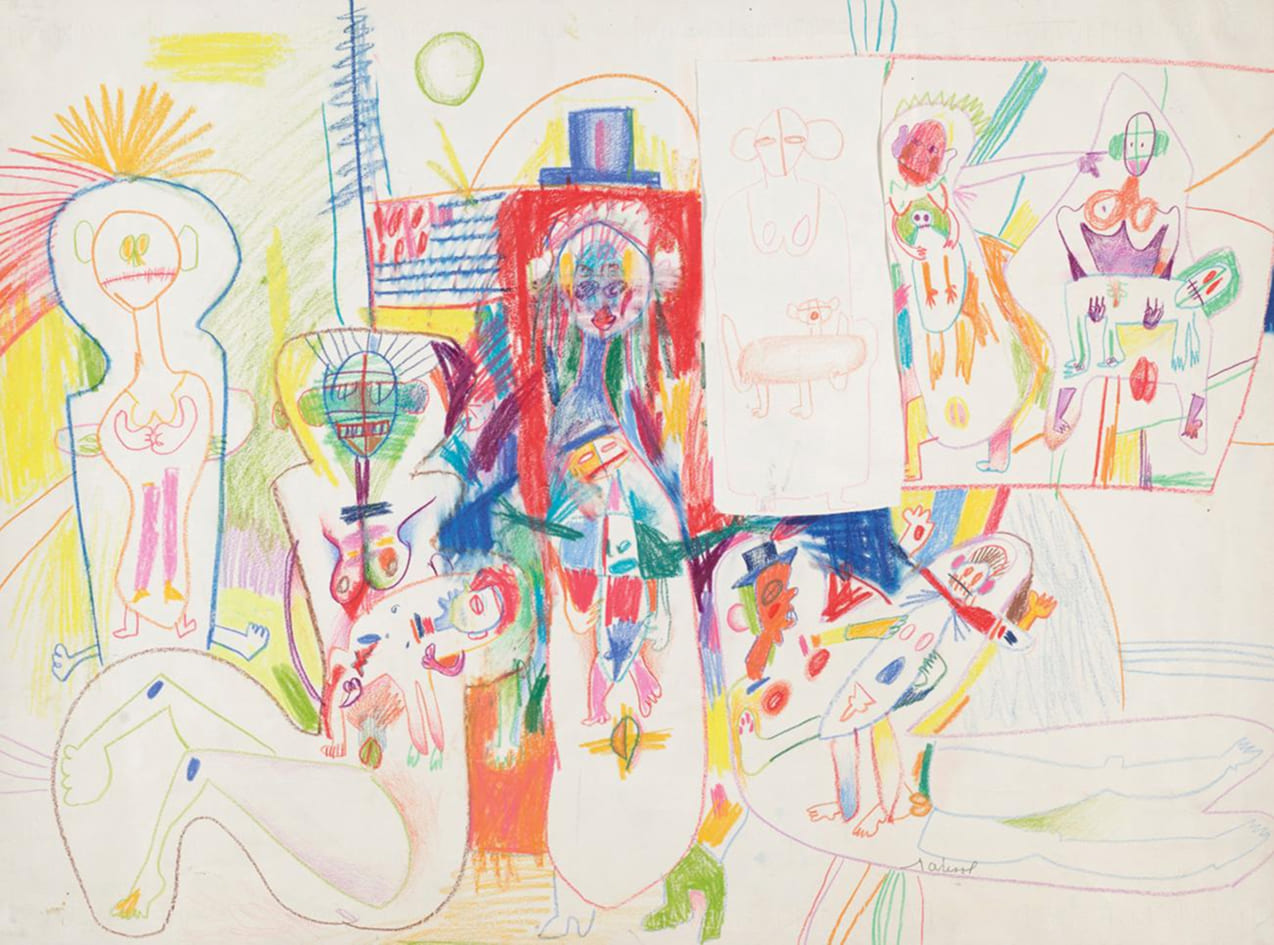 Untitled, 1958-59, Marisol. Collection Buffalo AKG Art Museum © Estate of Marisol / ARS, New York
          