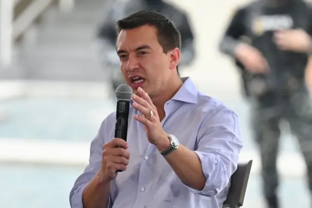 Daniel Noboa presidente de Ecuador