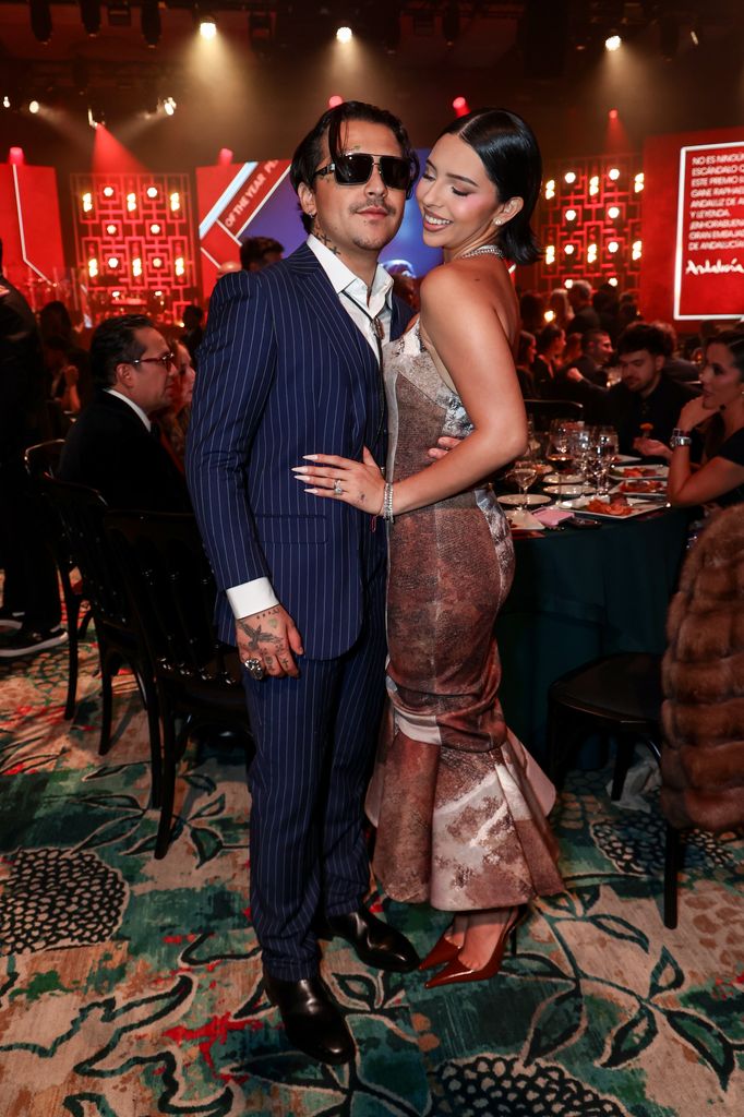 Ángela viajó a Las Vegas para acompañar a su esposo.