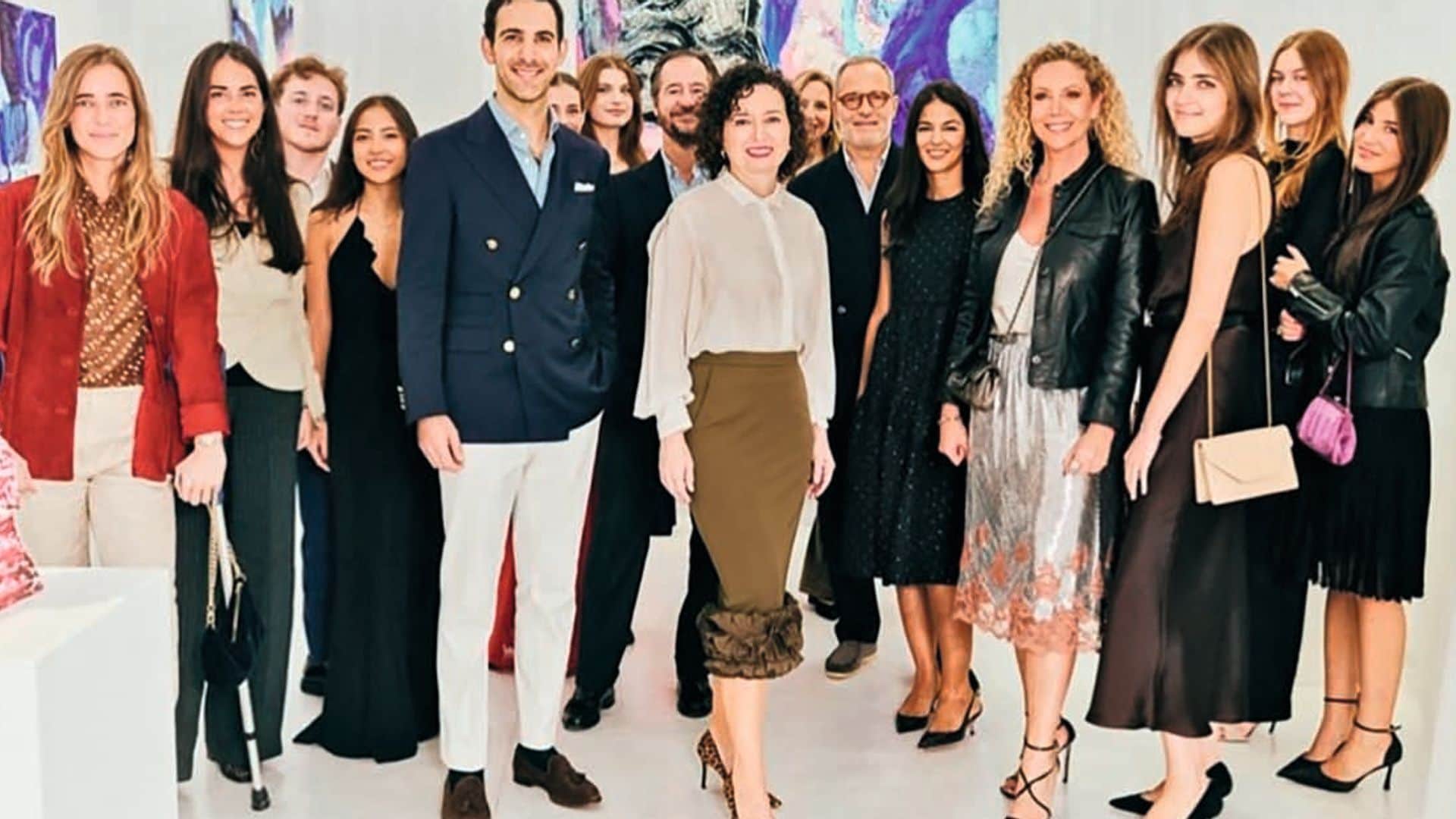 La joven durante un evento de la agencia de viajes Gannet, en la que trabaja desde hace meses