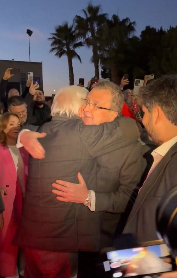 Richard Gere con José Ballesta en Murcia