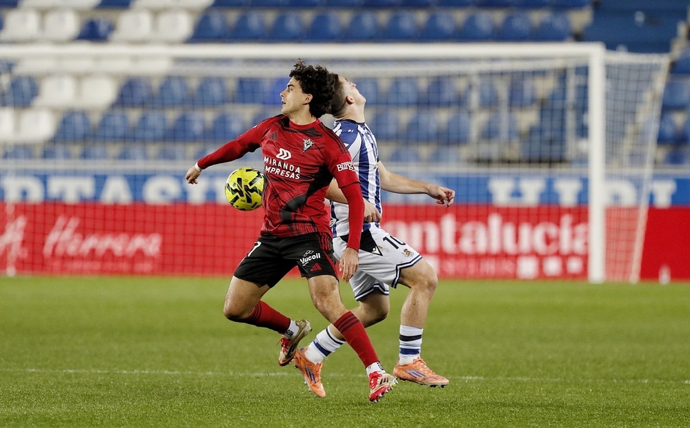 Tres puntos de oro para el Mirandés ante la Real Sociedad B