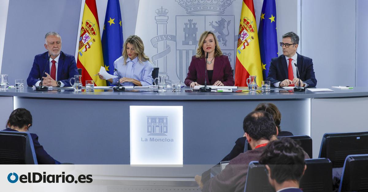 Yolanda Díaz defiende movilizaciones contra la condena al fiscal general mientras Bolaños se queda en una censura institucional